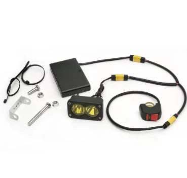 Yellow/White Battery-Powered Baja Light
